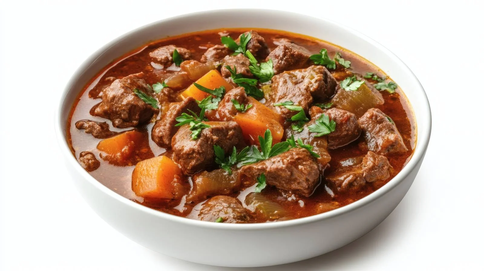 Savory Beef Stew on White Background — free download from Dotvec
