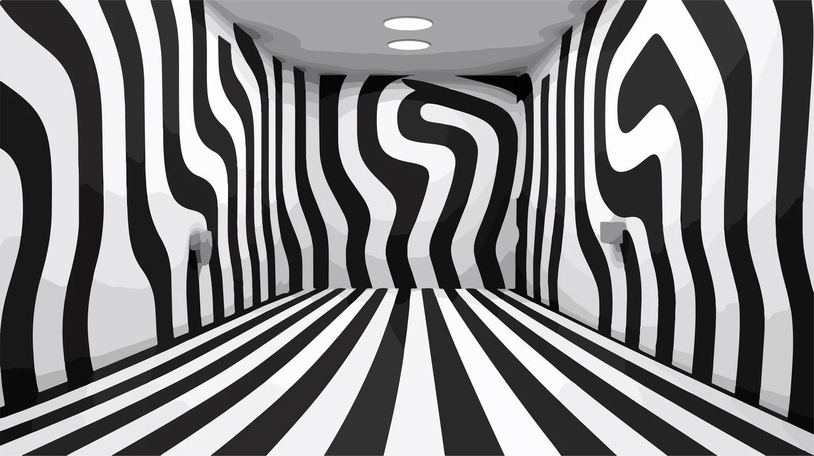 Monochrome Stripe Room Background — free download from Dotvec