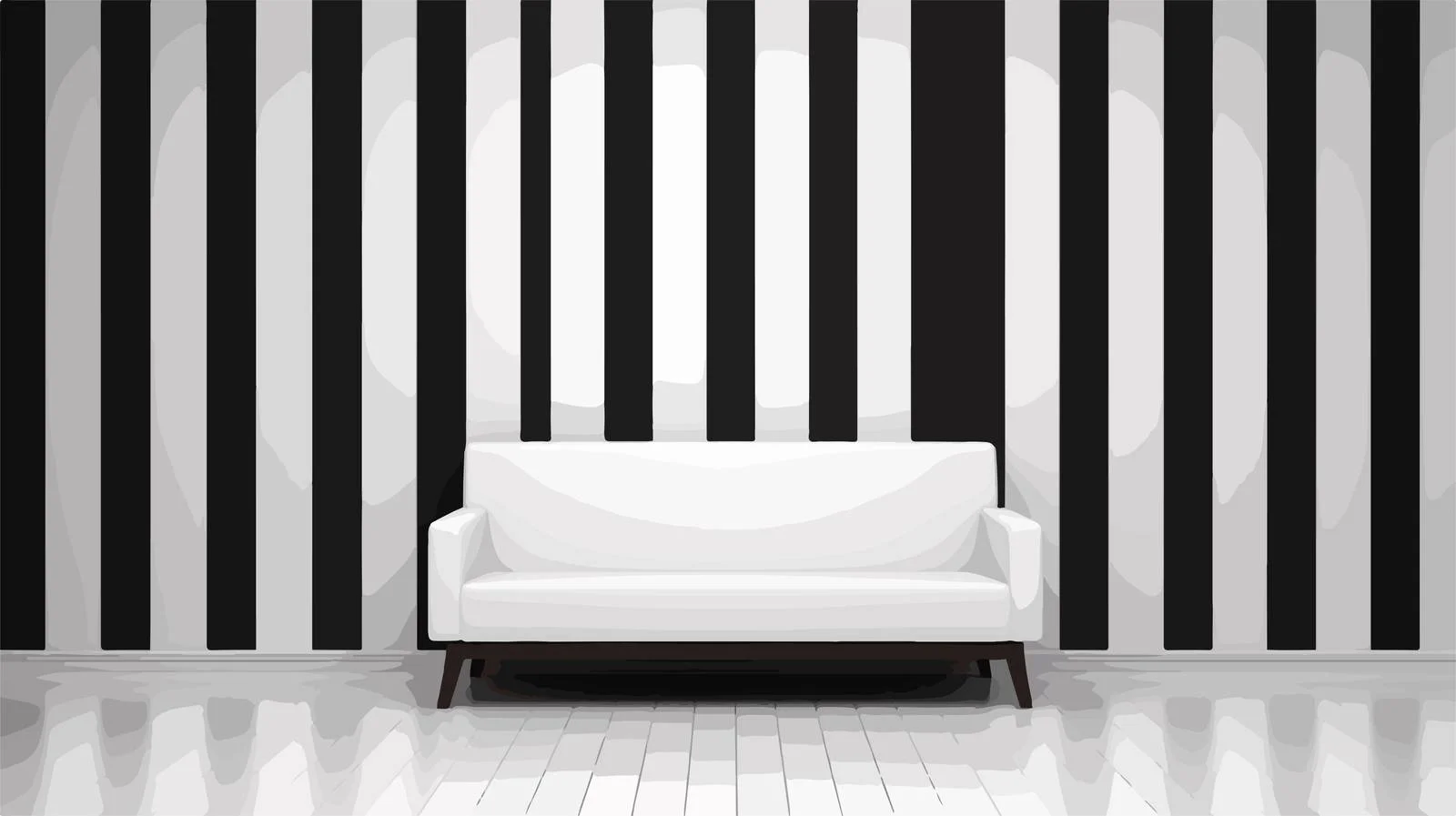 Monochrome Abstract Stripe Room Background — free download from Dotvec