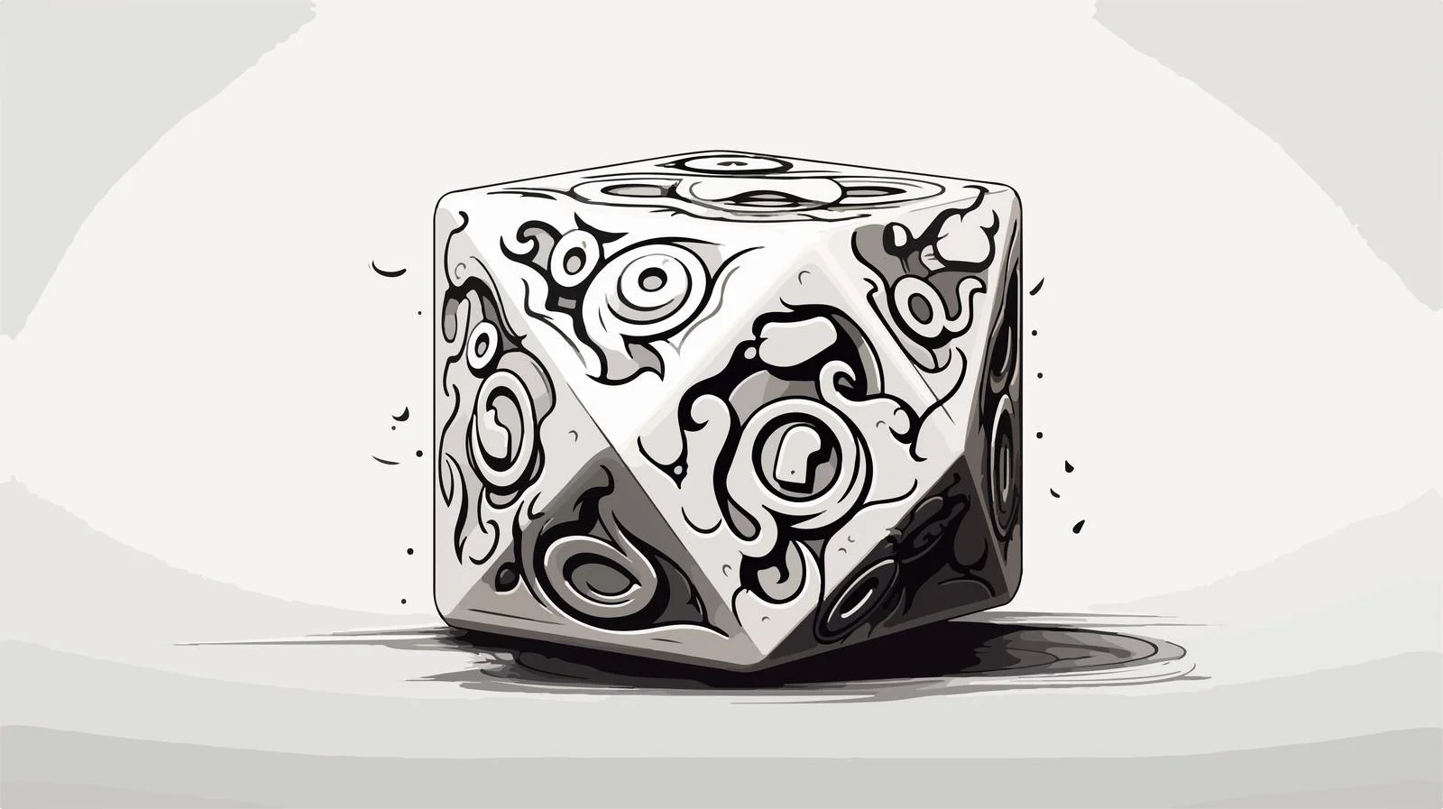 Black & White Natural Tattoo Linework — free download from Dotvec