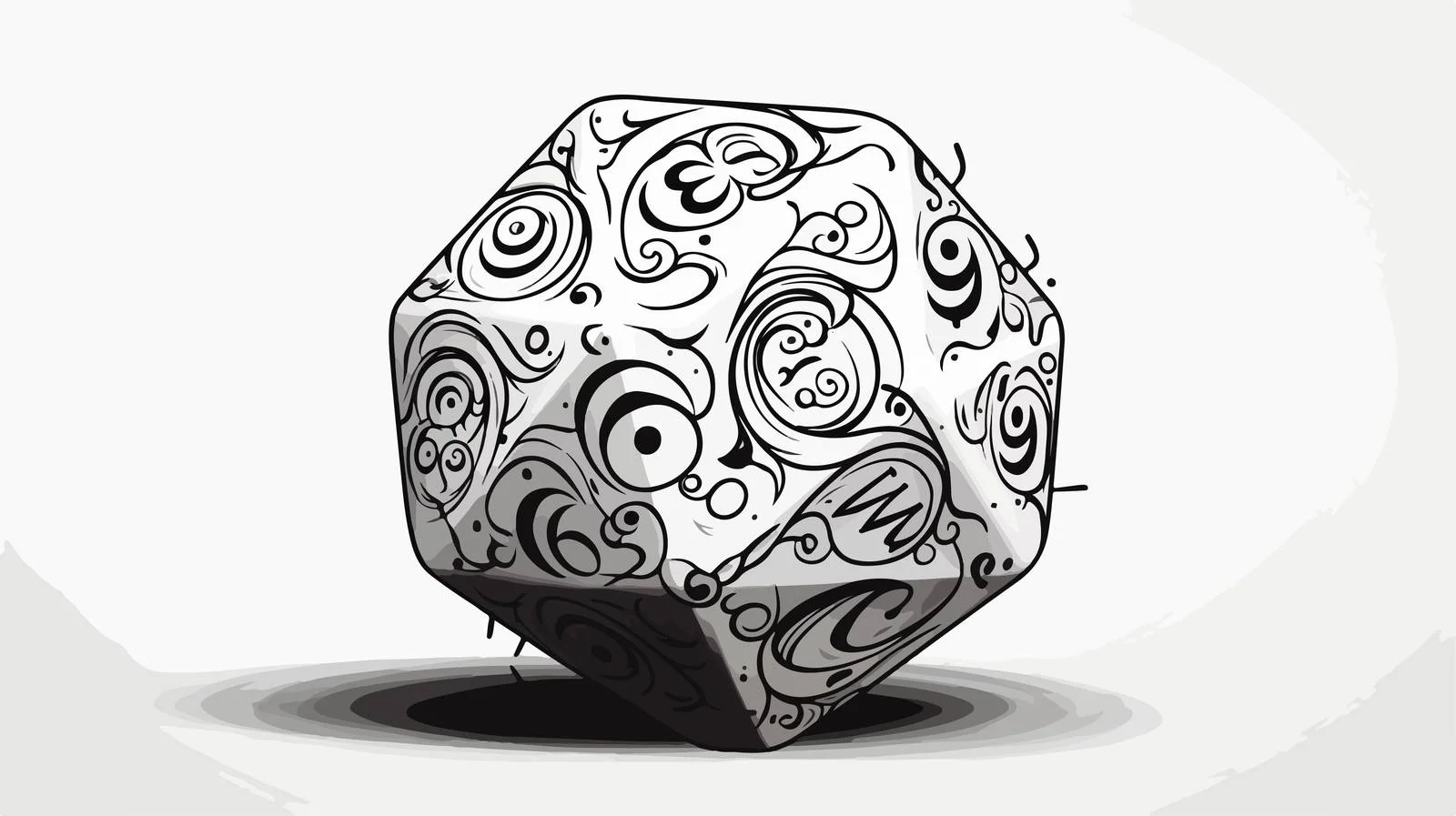 Monochrome Tattoo Linework Style — free download from Dotvec