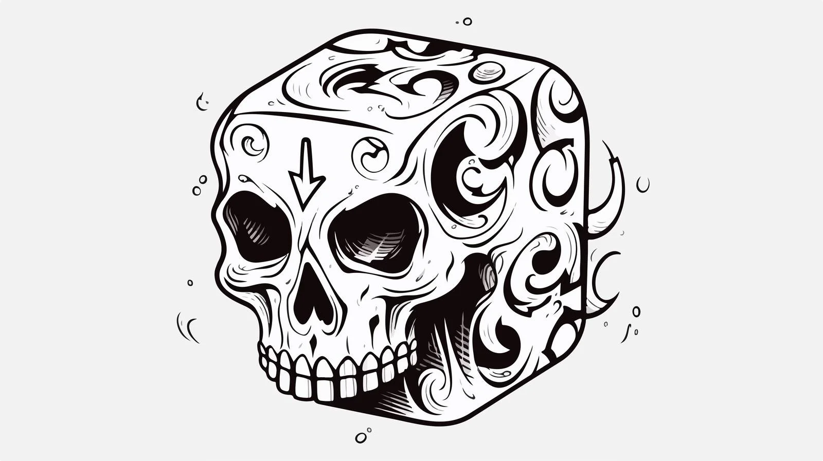 Black & White Tattoo Linework Style — free download from Dotvec