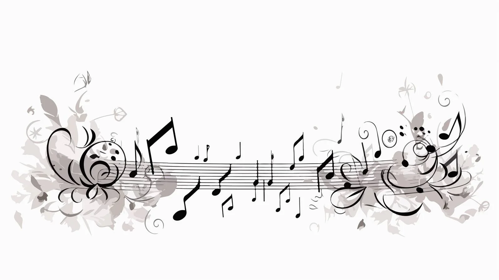 Elegant Music Notes Background — free download from Dotvec