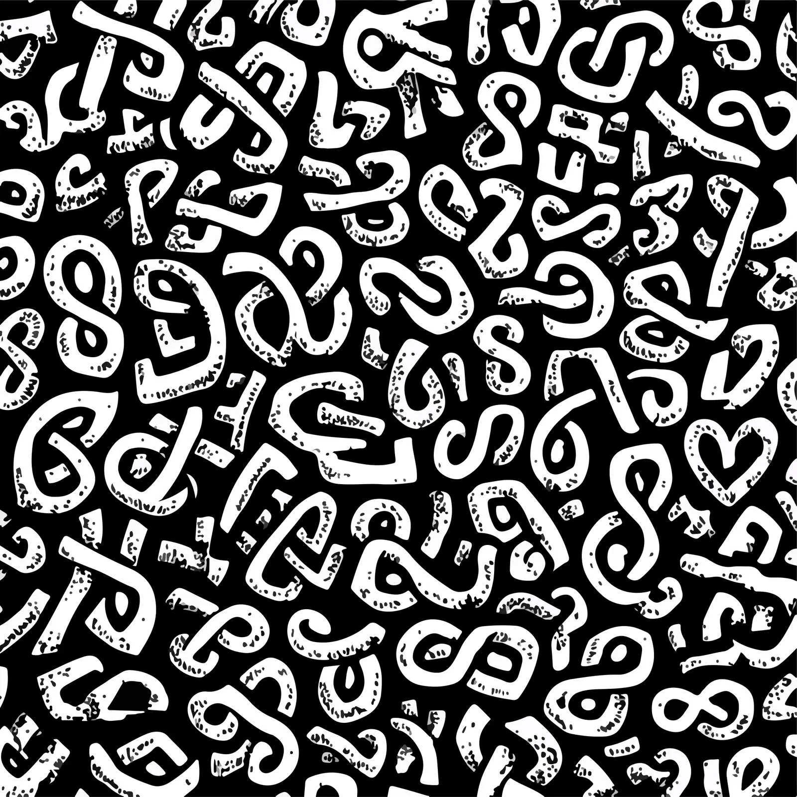 Infinity Symbol Doodle Line Art Seamless — free download from Dotvec