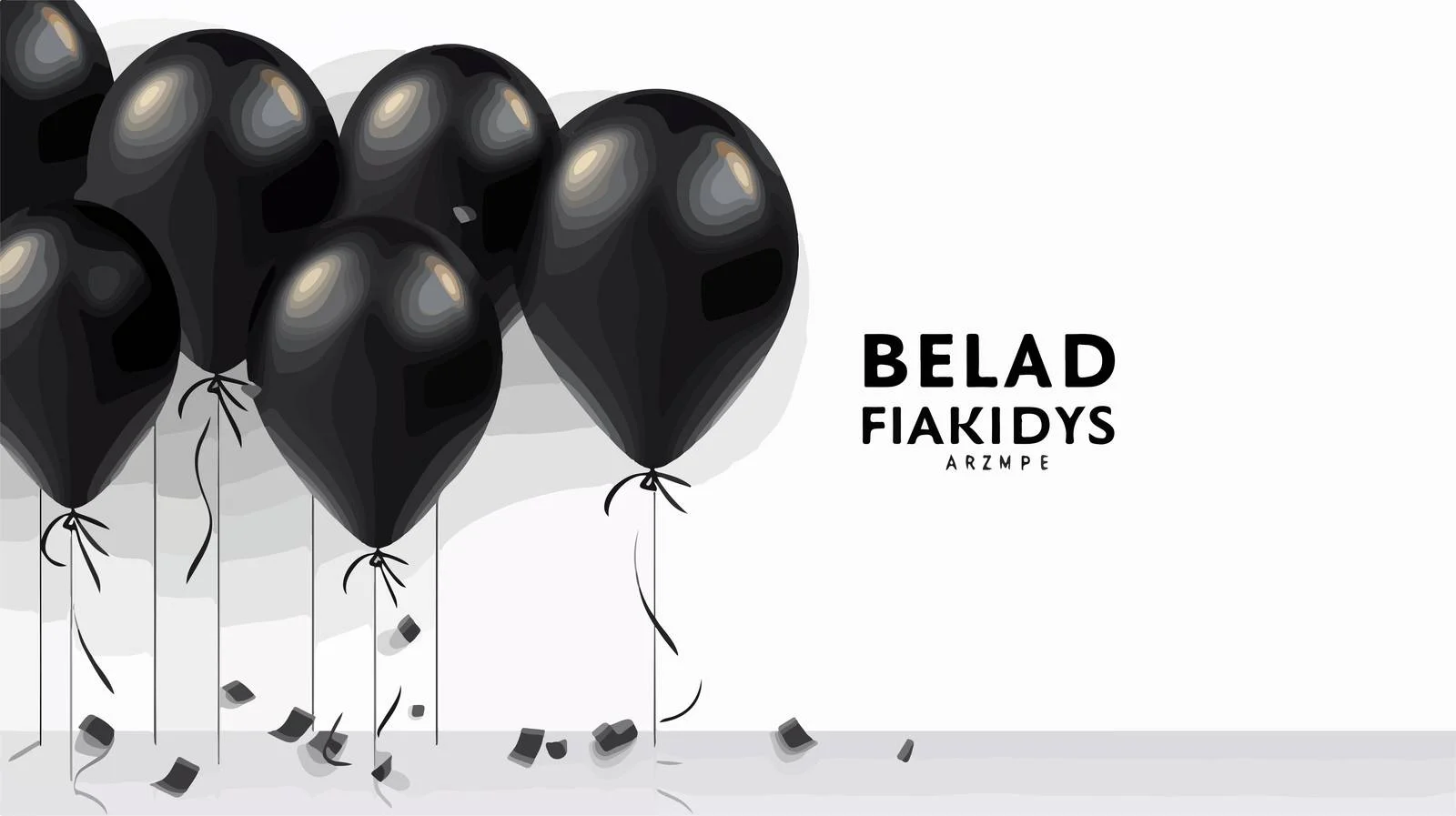 Elegant Balloon Decoration Design — free download from Dotvec