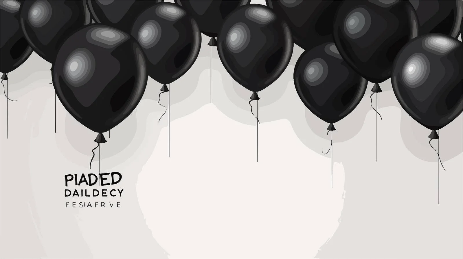 Elegant Balloon Decoration Design — free download from Dotvec