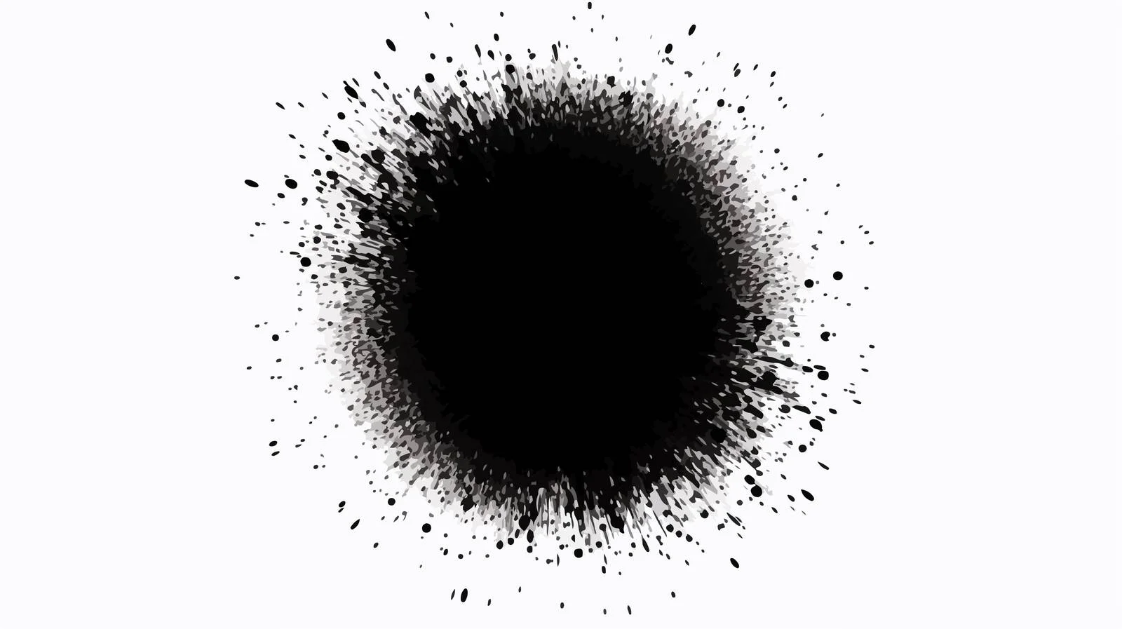 Circle Black Grain Point Effect — free download from Dotvec