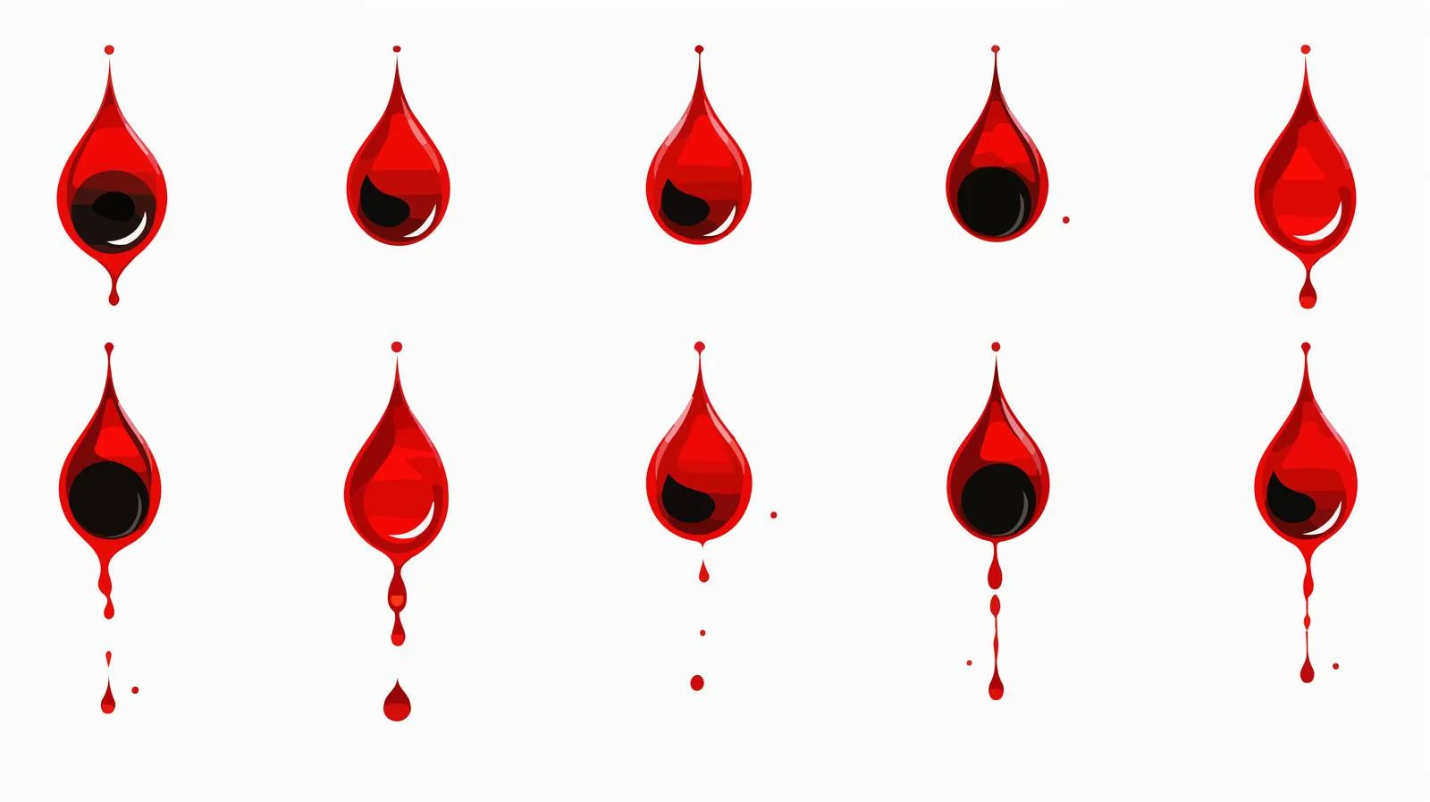 Halloween Ink Drops Vector Illustration — free download from Dotvec