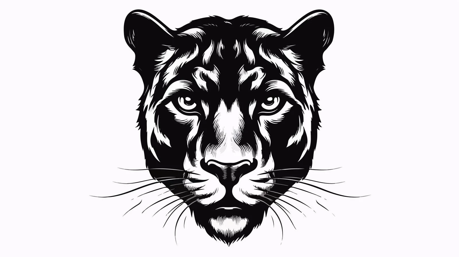 Detailed Black Panther Hand-Drawn Sketch Illustration — free download from Dotvec