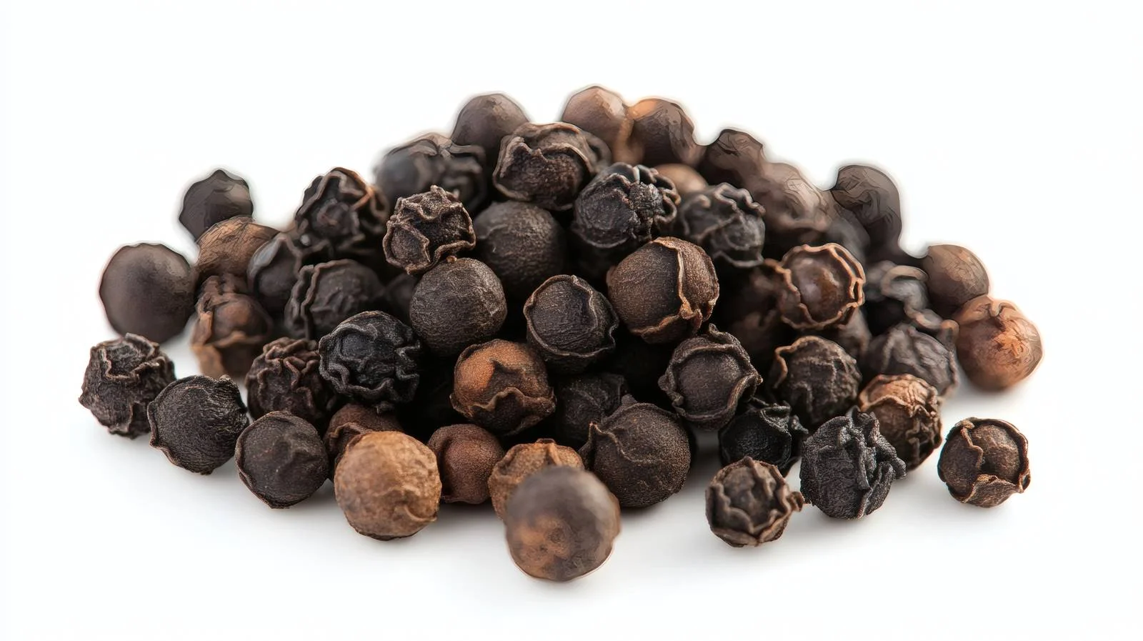 Single Black Peppercorn on White Background — free download from Dotvec