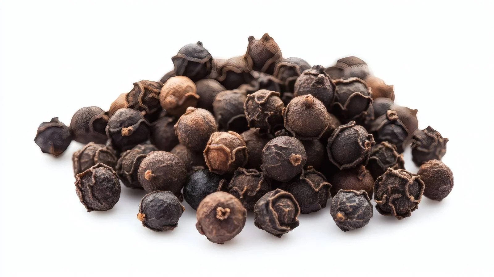 Single Black Peppercorn on White Background — free download from Dotvec