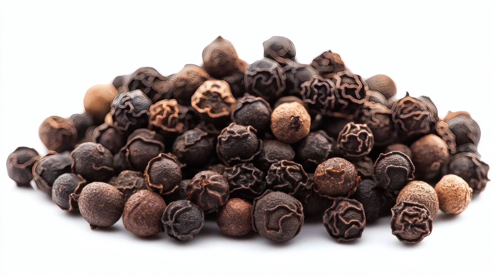 Single Black Peppercorn on White Background — free download from Dotvec