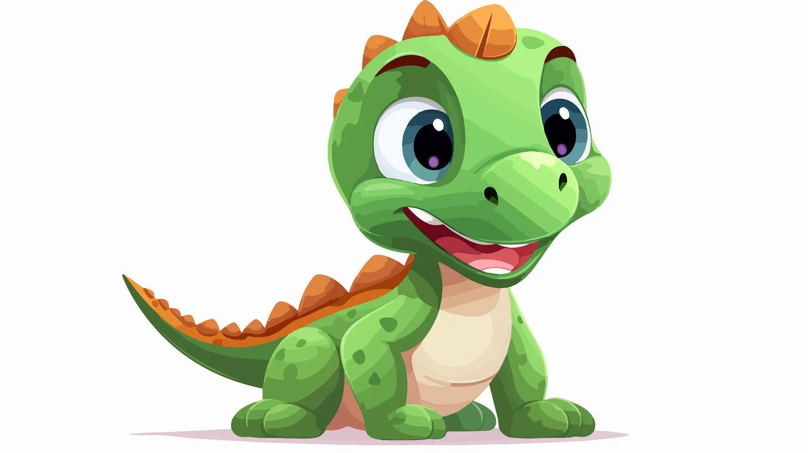 Adorable Baby Dinosaur Silhouette Template — free download from Dotvec