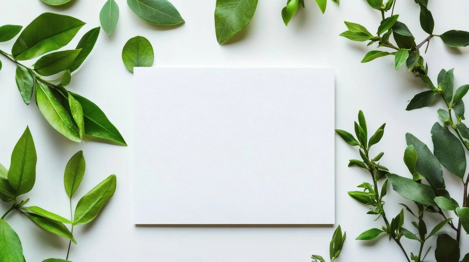 Minimalist Green Plants on White Background — free download from Dotvec