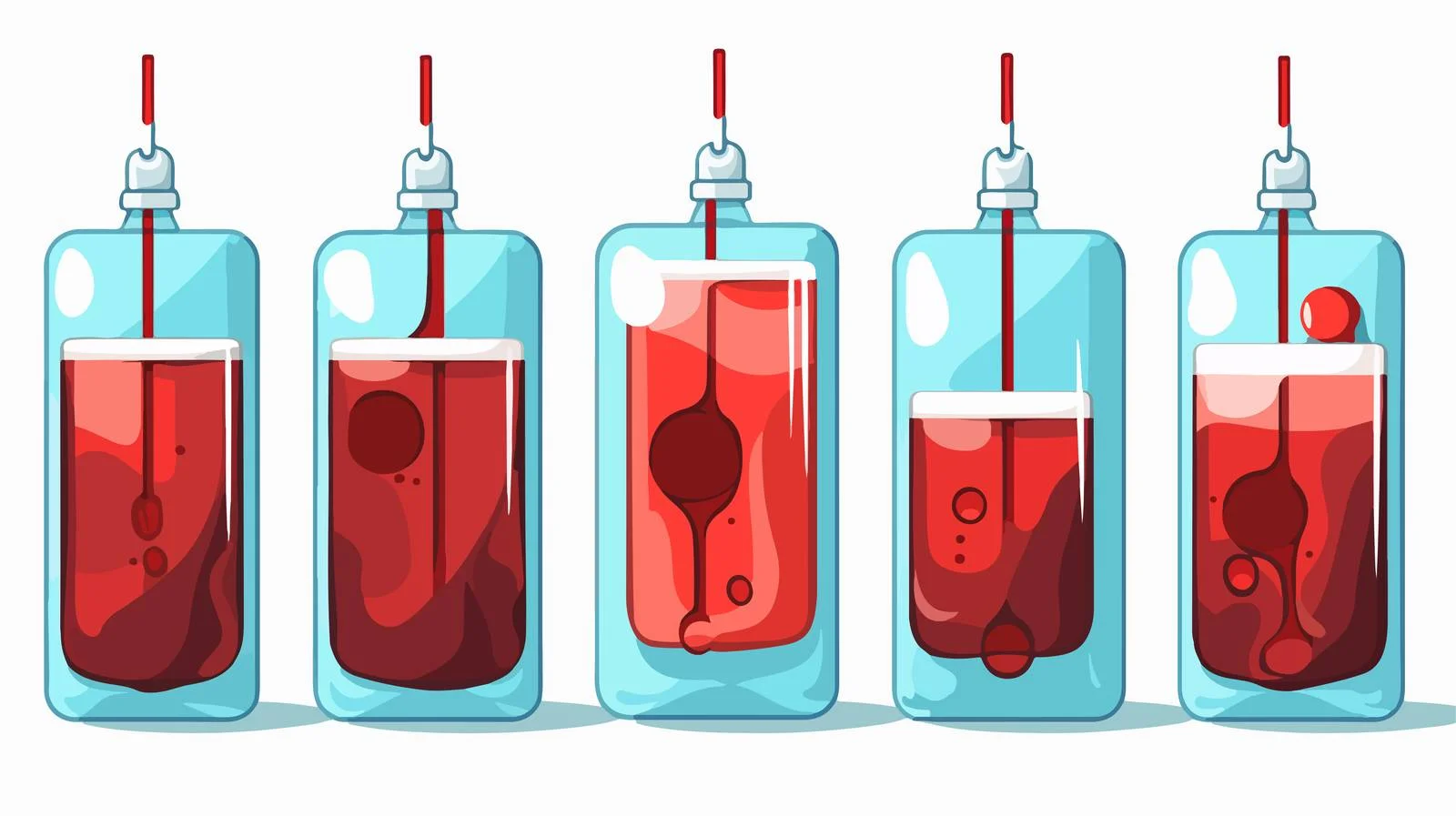 Blood Group Blood Bag Vector — free download from Dotvec