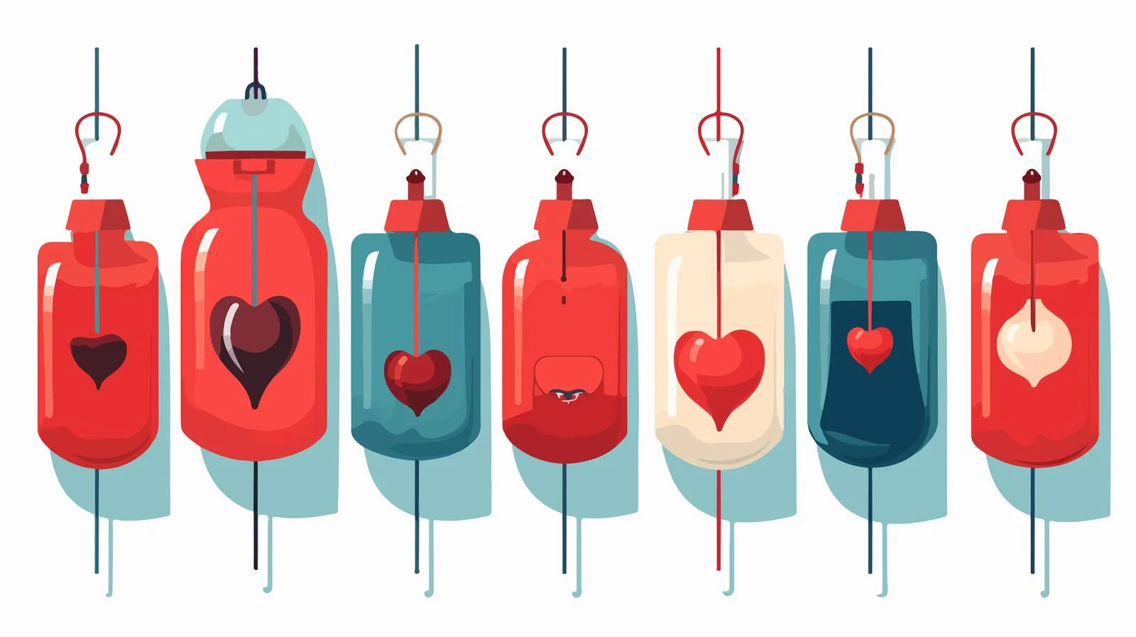 Blood Group Distribution Vector Illustration — free download from Dotvec