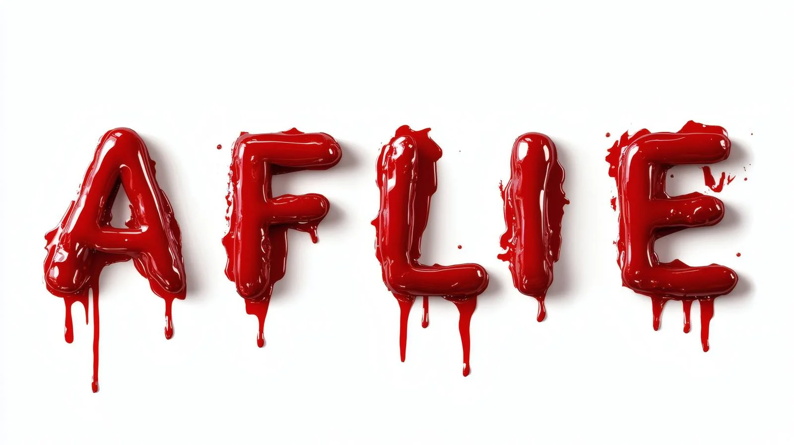 Blood Alphabet Letters on White Background — free download from Dotvec