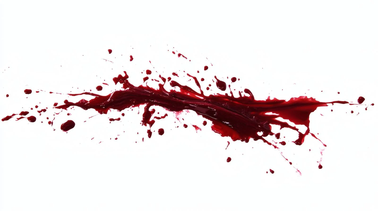 Splattered Blood on White Background — free download from Dotvec