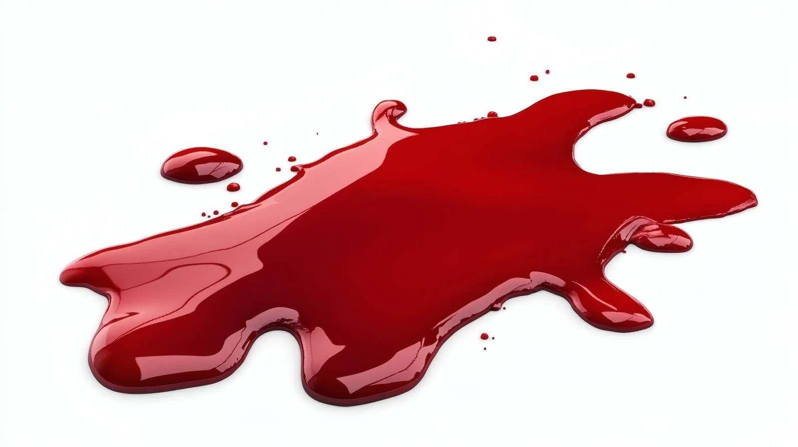 Blood Stains Puddle on White Background — free download from Dotvec