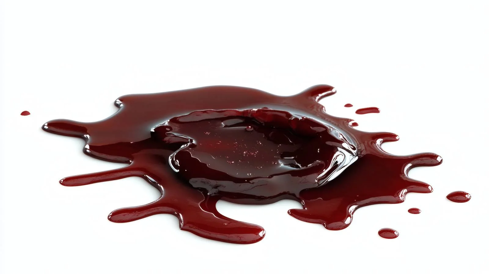 Blood Puddle Stains on White Background — free download from Dotvec