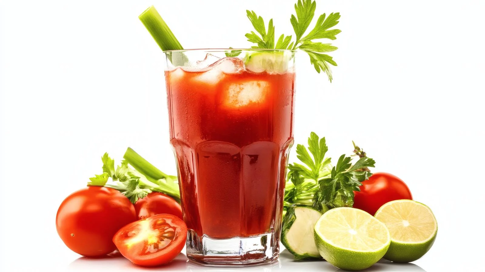 Classic Bloody Mary Cocktail on White Background — free download from Dotvec