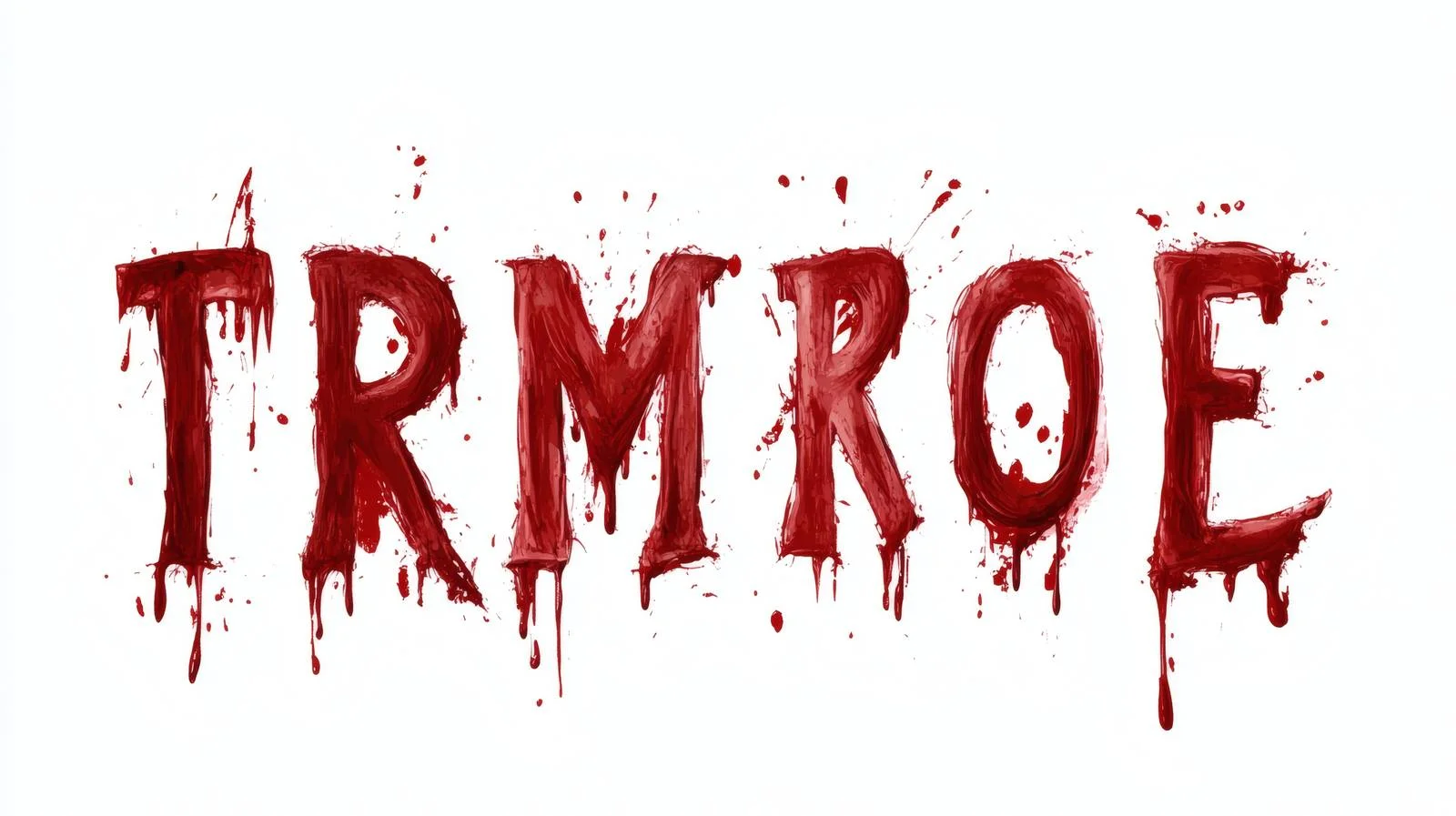 Blood Letter Font on White Background — free download from Dotvec