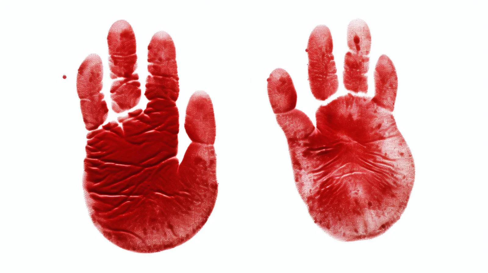 Vivid Red Fingerprints on White Background — free download from Dotvec