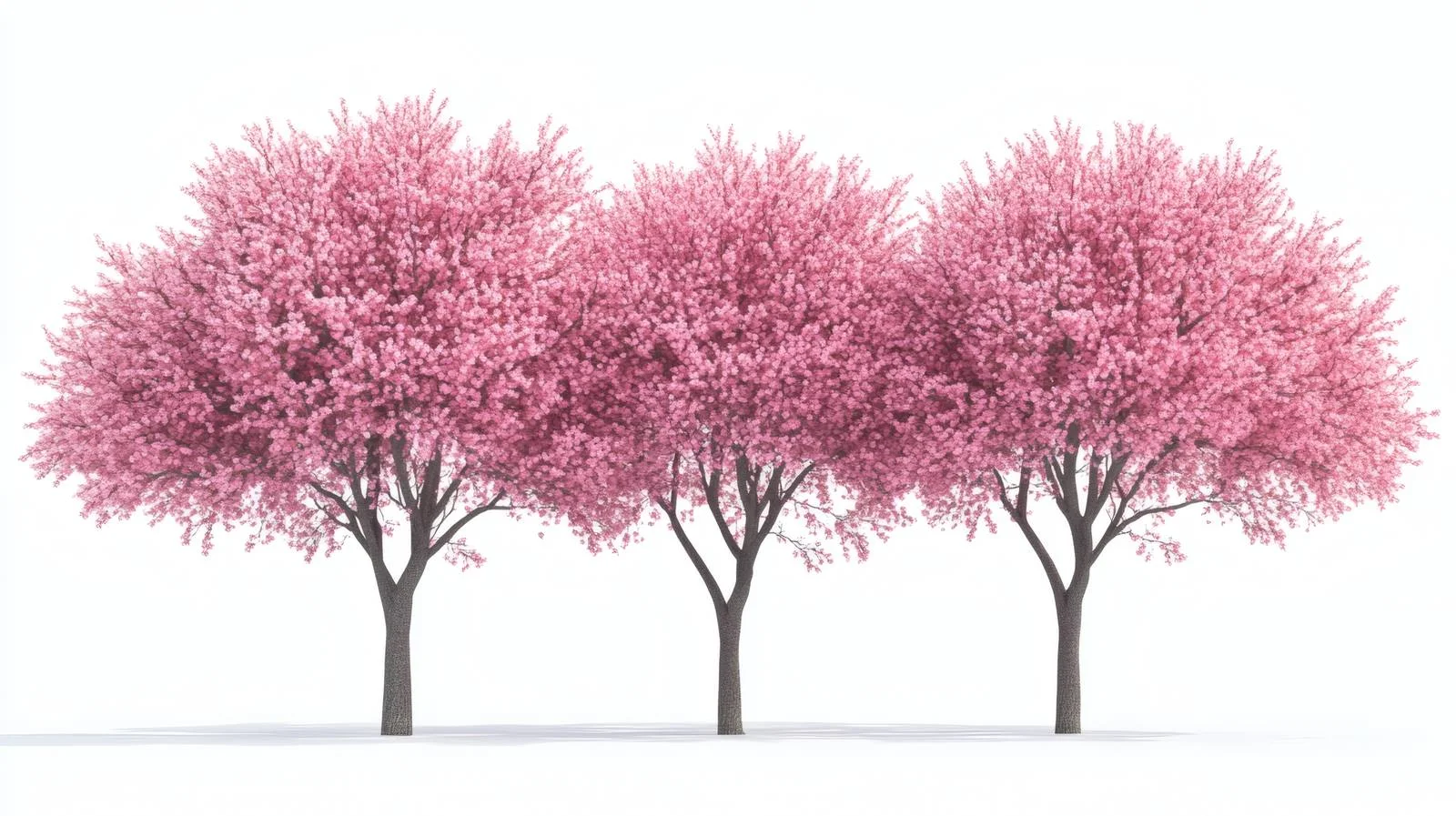 Elegant Cherry Blossoms on White Background — free download from Dotvec
