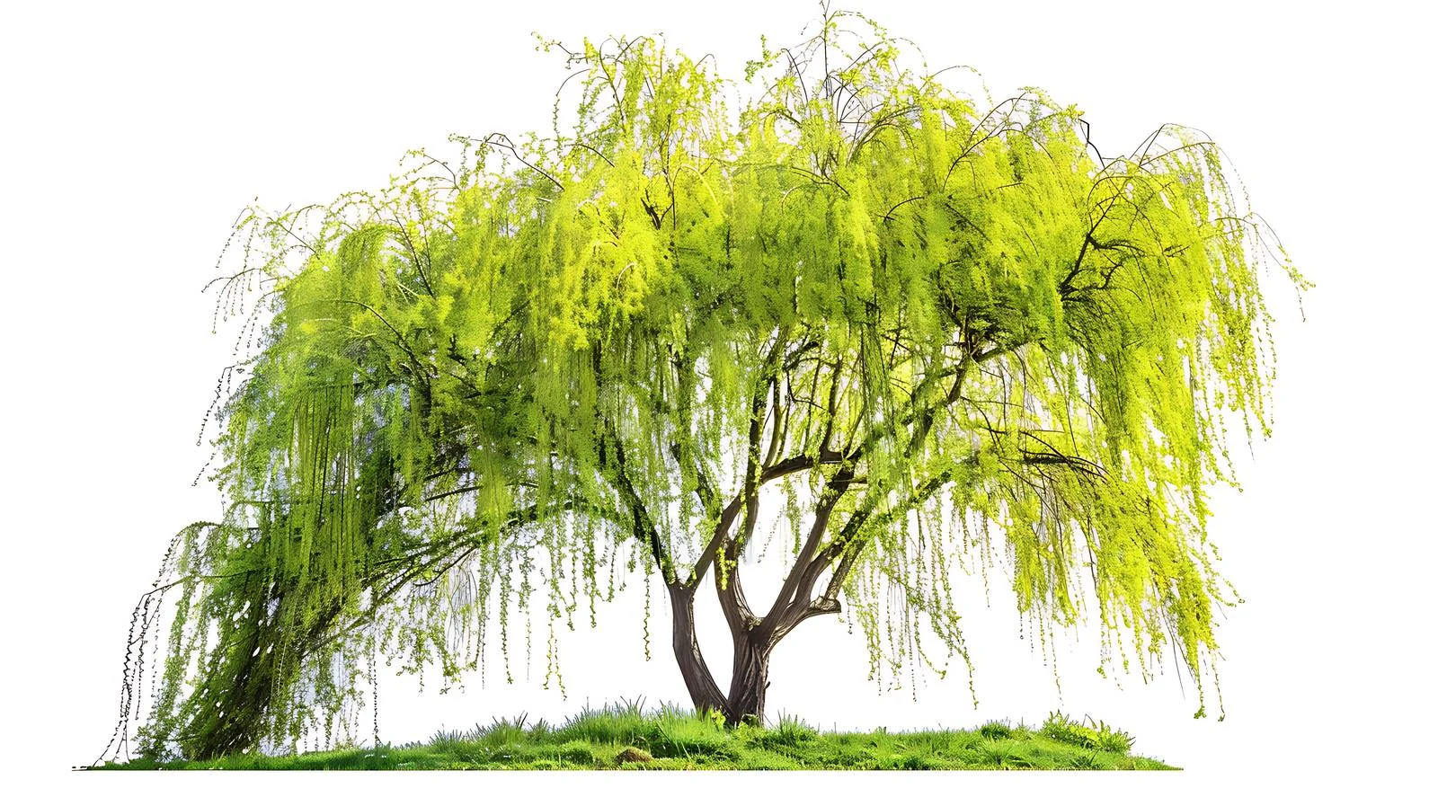 Vibrant Blooming Willow on Sunny Spring Day — free download from Dotvec