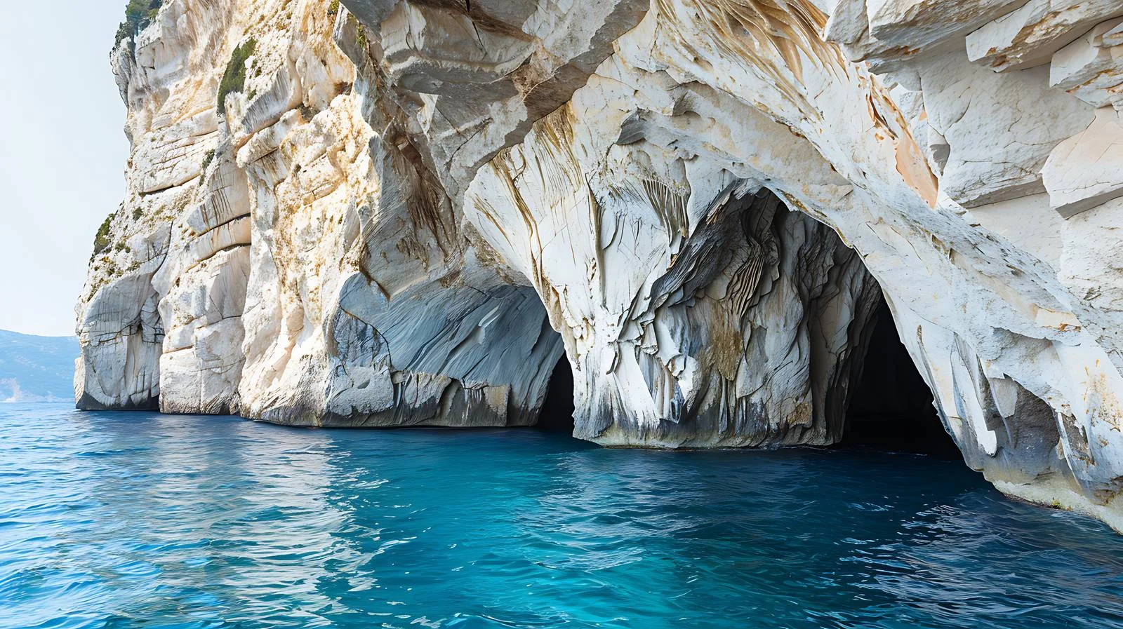 Majestic Blue Caves in Zakynthos, Greece – free zakynthos image from Dotvec