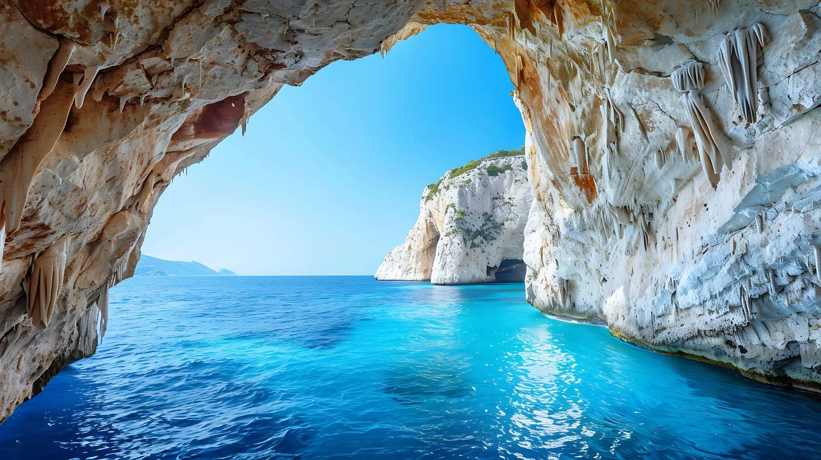 Captivating Blue Caves, Zakynthos Island Discovery — free download from Dotvec