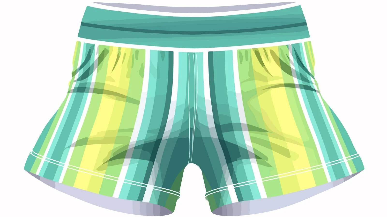 Colorful Striped Swimsuit Vector Illustration — free download from Dotvec