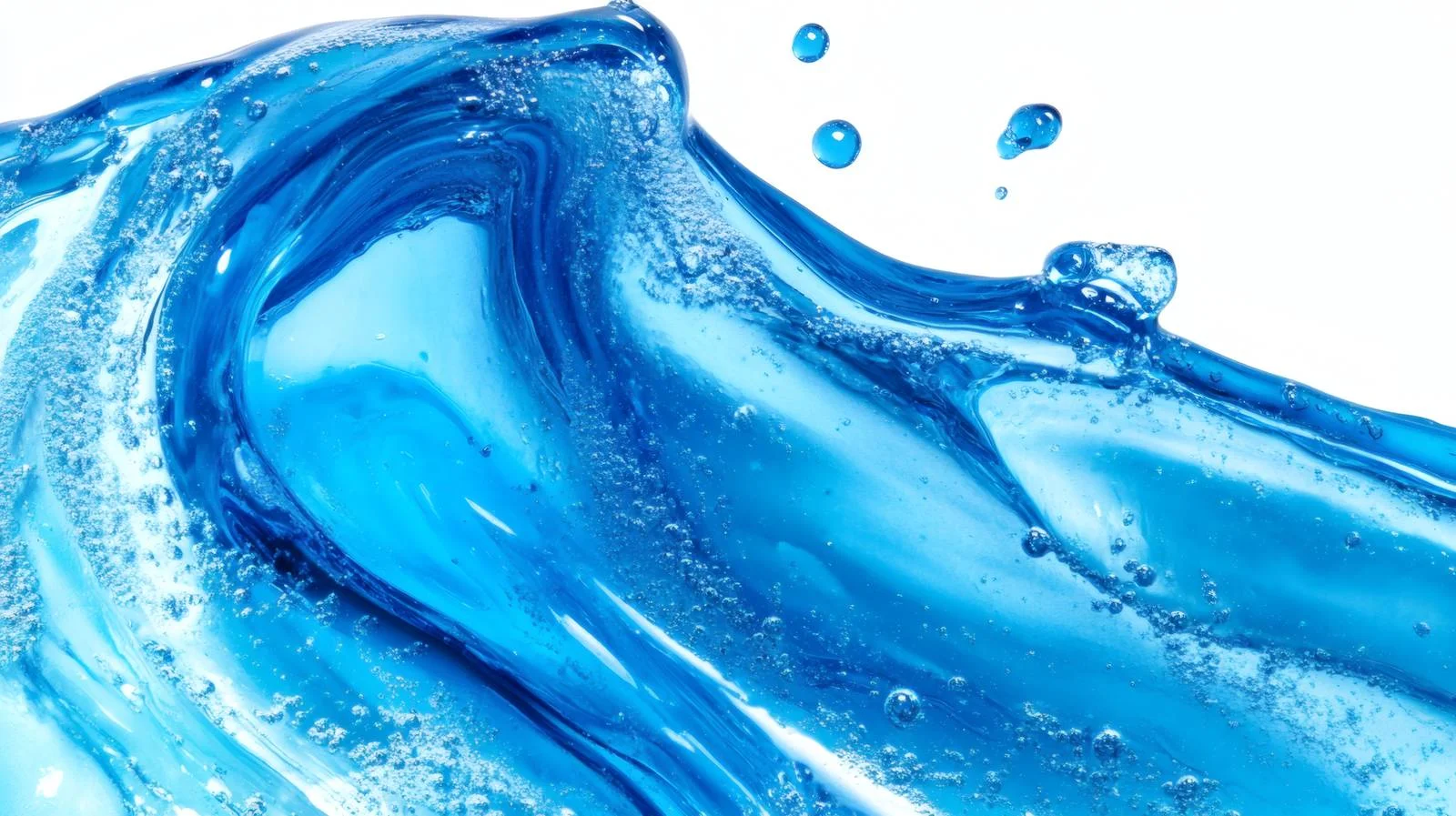 Vibrant Blue Shampoo Gel White Background — free download from Dotvec