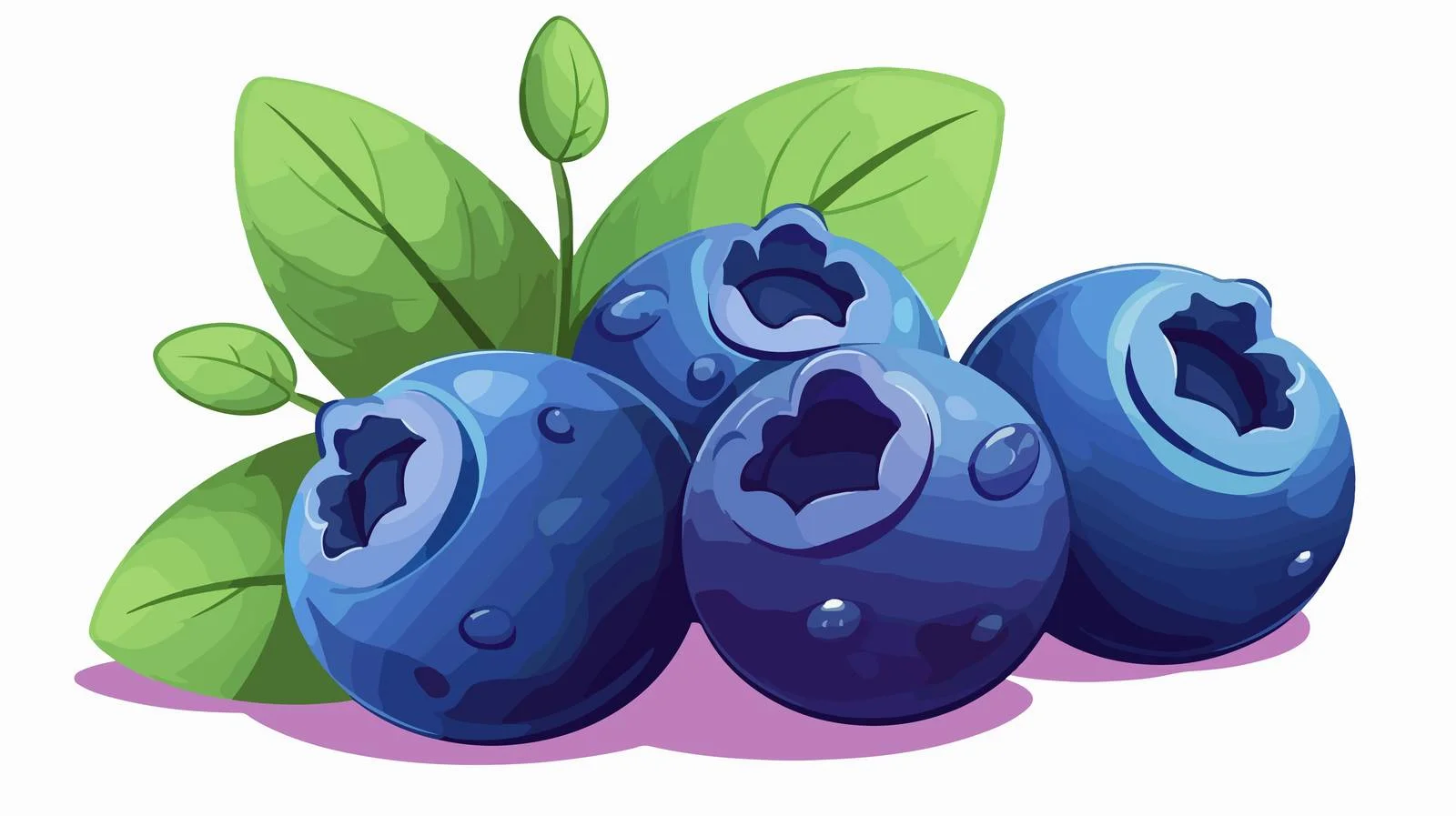 Fresh Blueberry Fruits Vector — free download from Dotvec