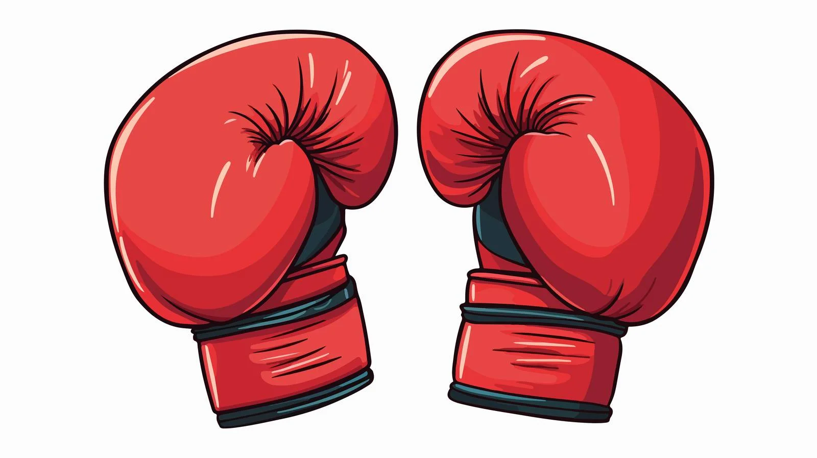 Boxing Gloves Sign Vector Sketch — free download from Dotvec