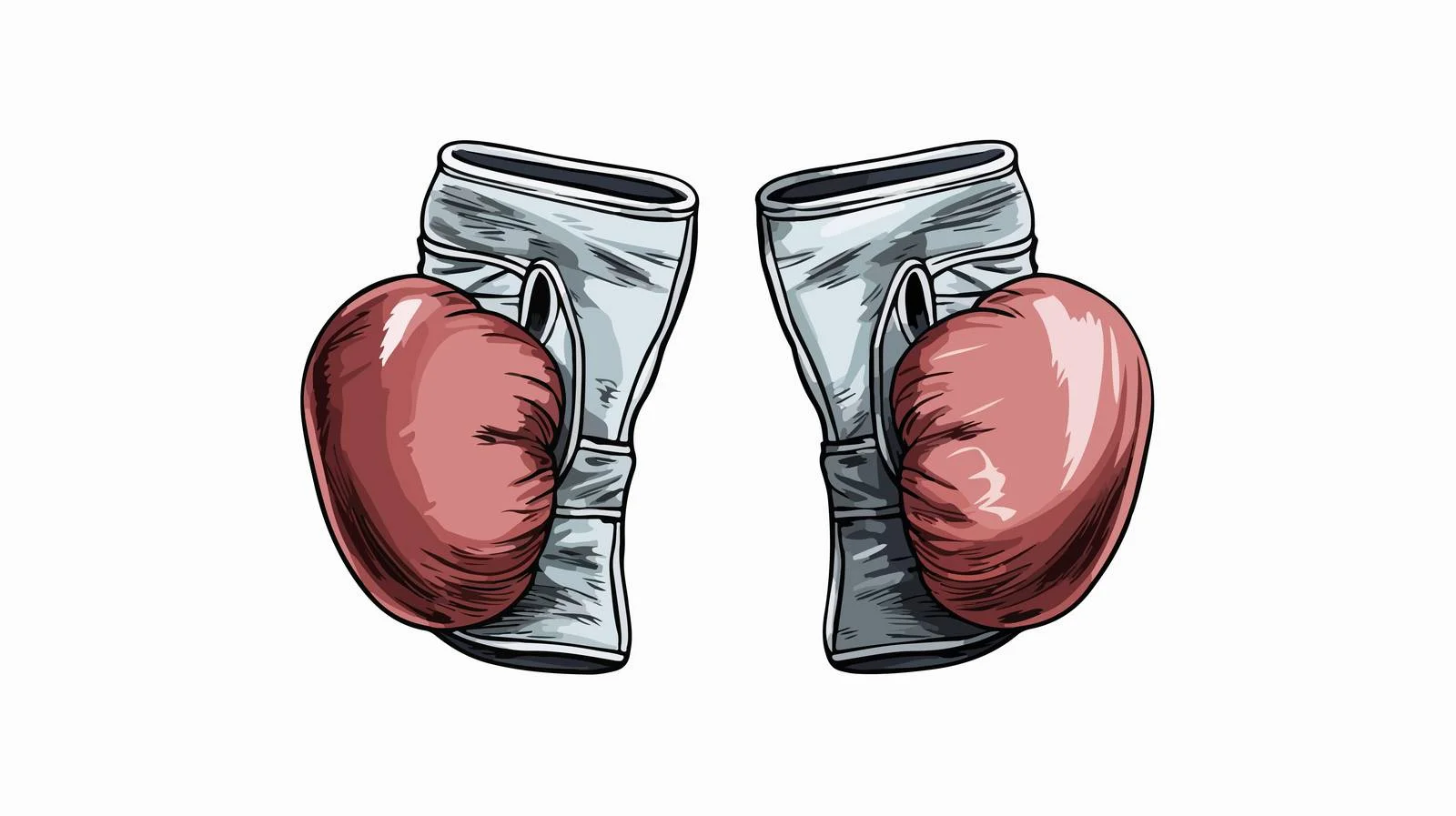 Boxing Gloves Sign Vector Illustration — free download from Dotvec