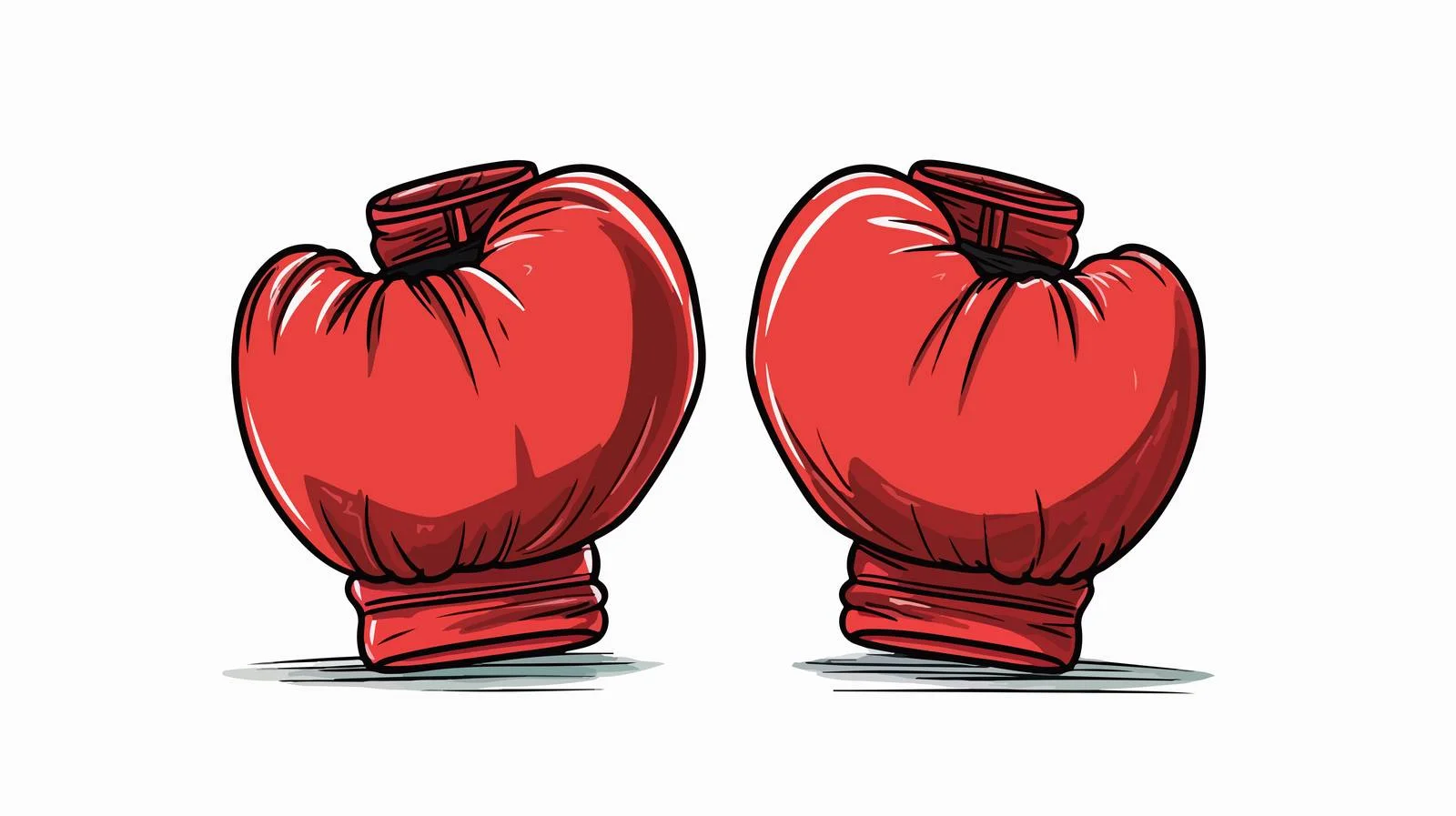 Professional Boxing Gloves Sketch Vector Sign — free download from Dotvec