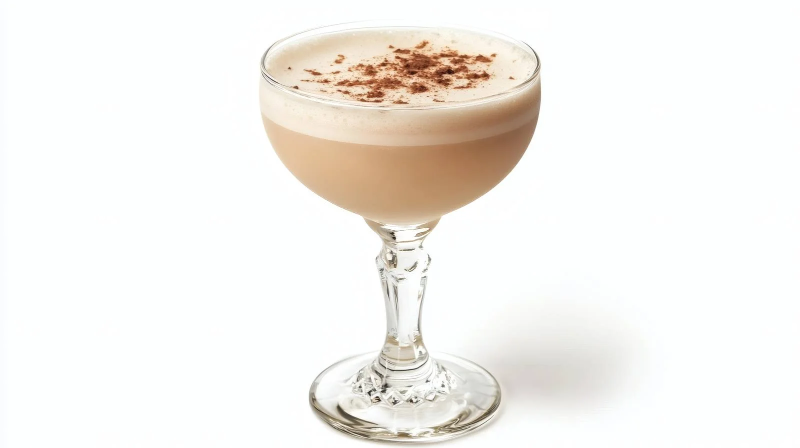 Classic Brandy Alexander Cocktail on White — free download from Dotvec