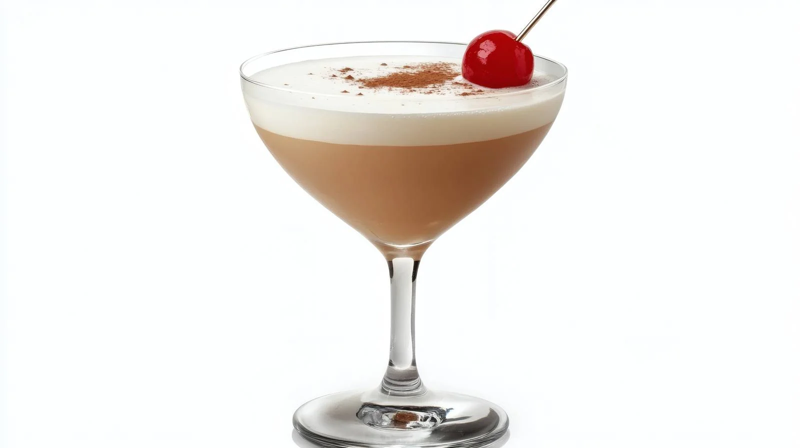 Classic Brandy Alexander Cocktail on White — free download from Dotvec