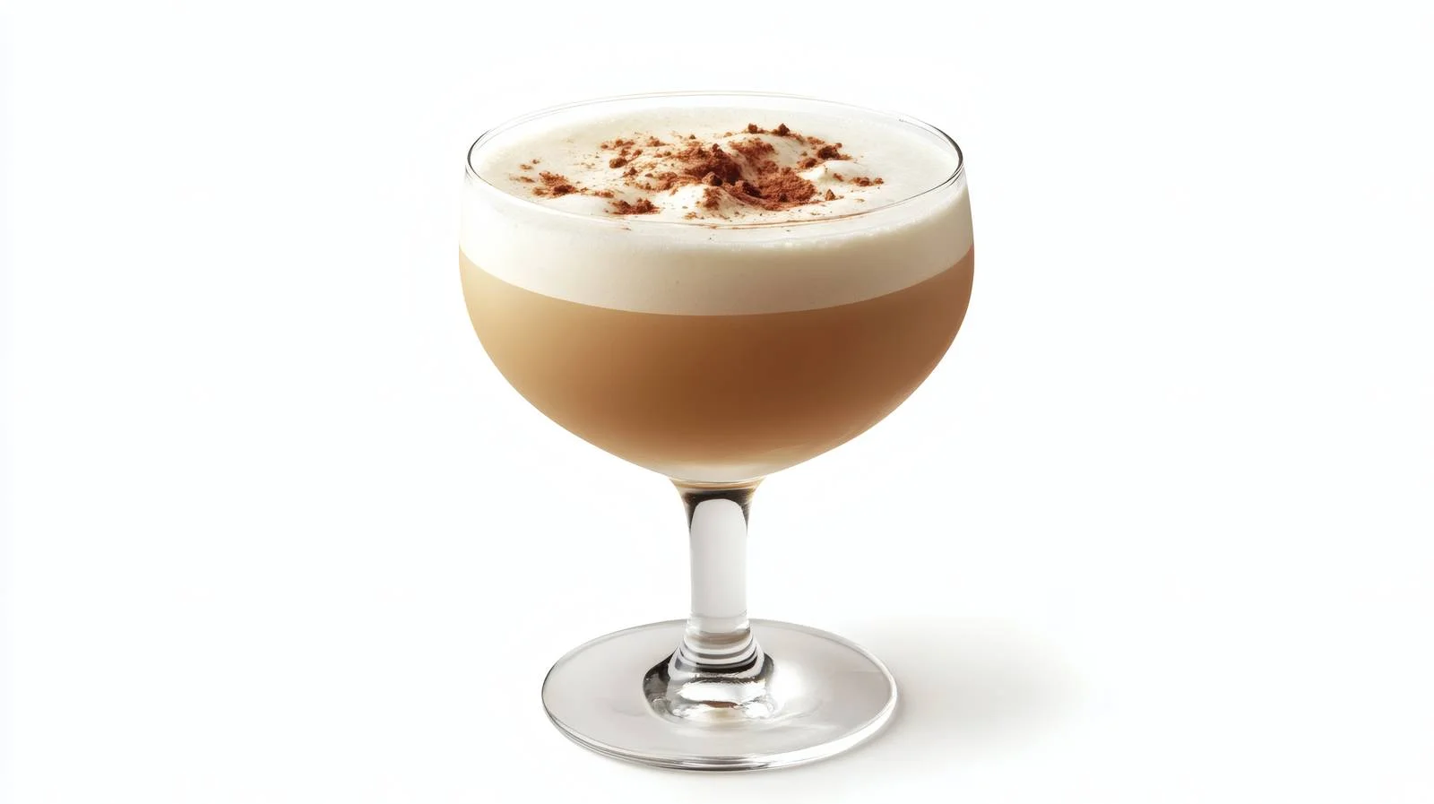 Classic Brandy Alexander Cocktail on White — free download from Dotvec
