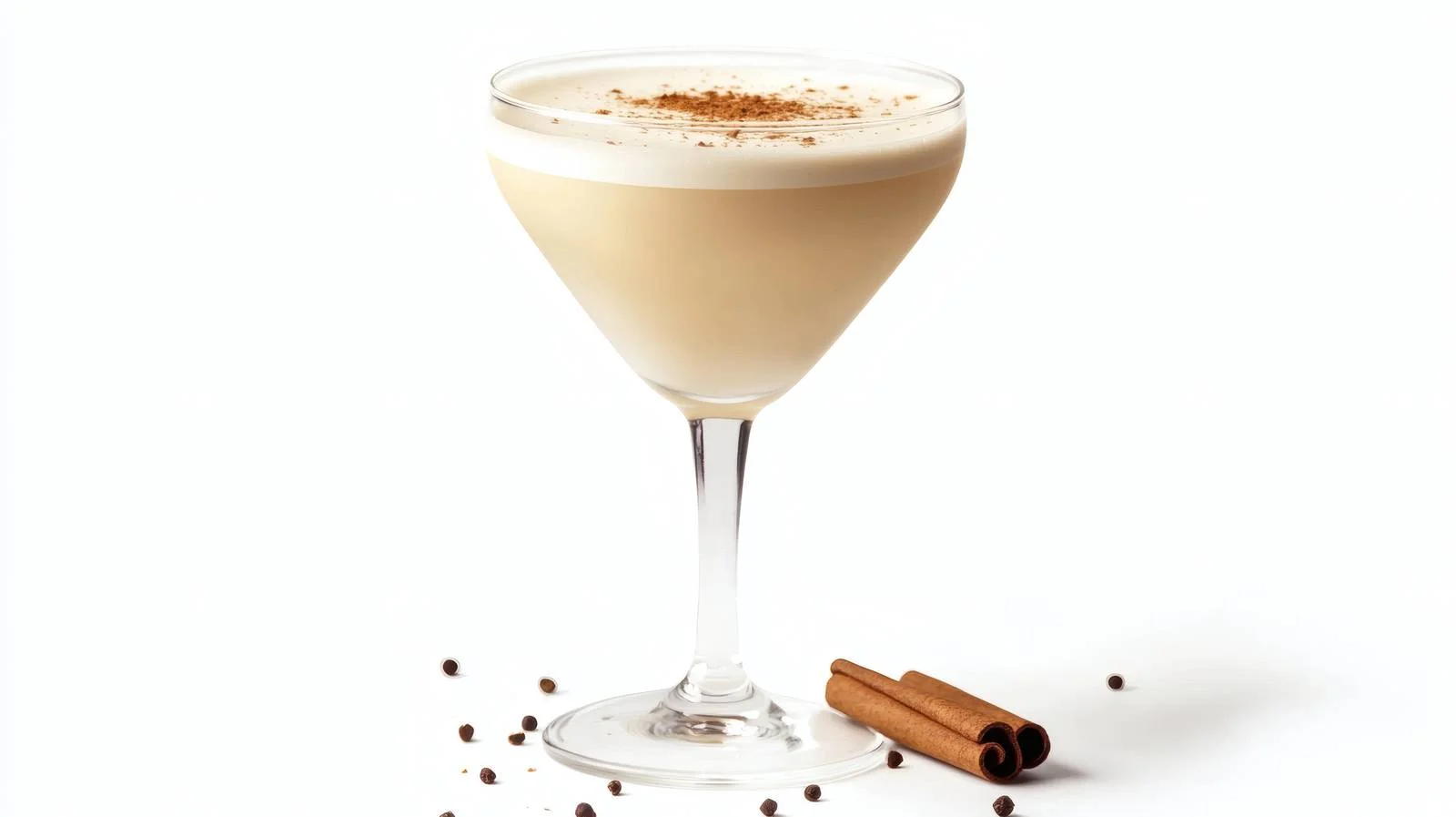 Classic Brandy Alexander Cocktail on White — free download from Dotvec