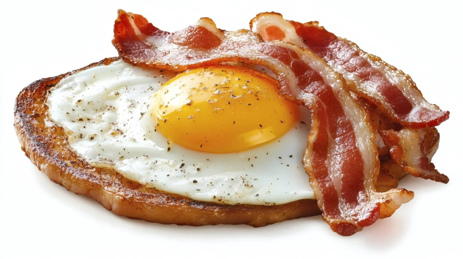 Classic Fried Egg and Bacon Breakfast — free download from Dotvec