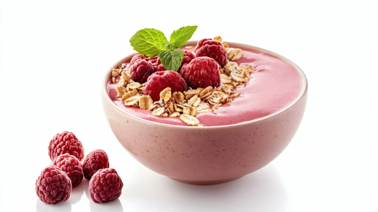 Nutritious Breakfast Smoothie Bowl on White — free download from Dotvec