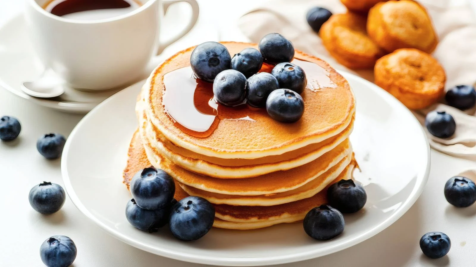 Gourmet Breakfast of Pancakes and Coffee — free download from Dotvec
