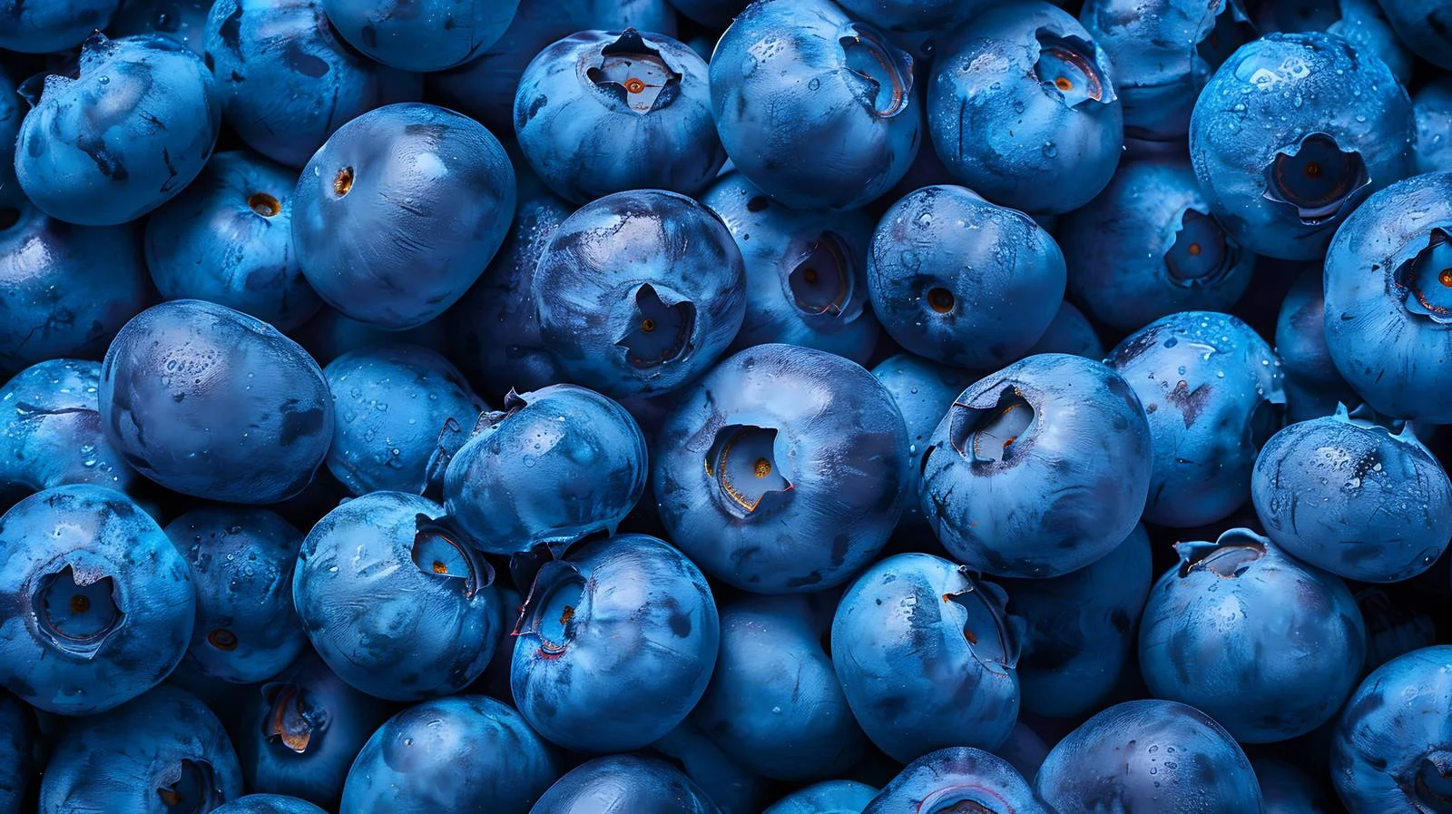 Vibrant blueberries close-up on colorful background — free download from Dotvec