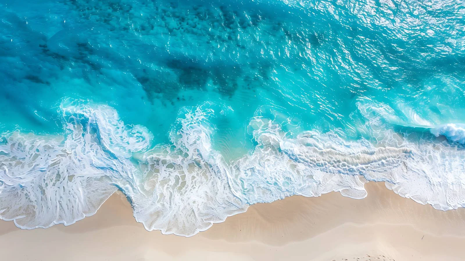 Idyllic Cancun Blue Sea and Beach Scene – free cancun image from Dotvec