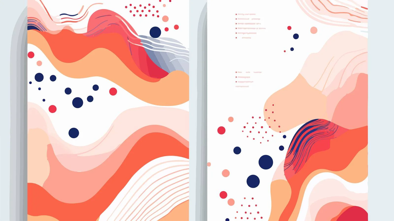 Abstract Doodle Style Brochure Template — free download from Dotvec