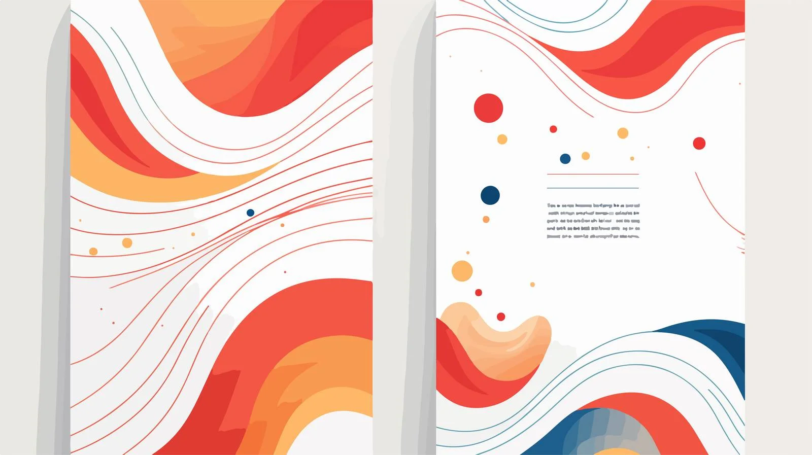 Abstract Doodle Brochure Template — free download from Dotvec