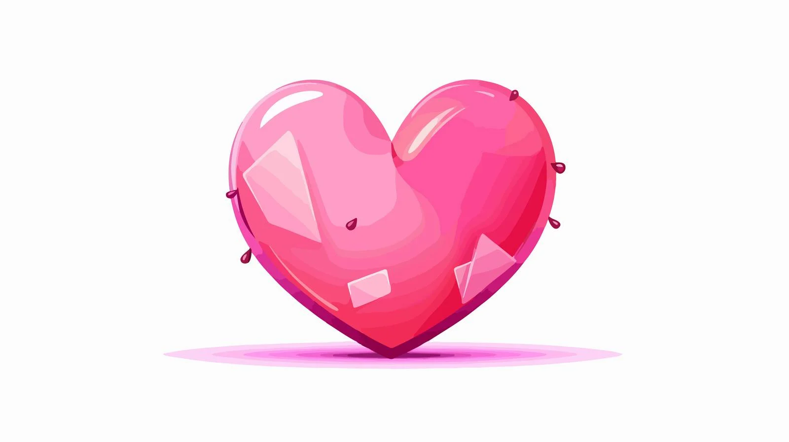 Heartbreak Concept in Pink Theme — free download from Dotvec