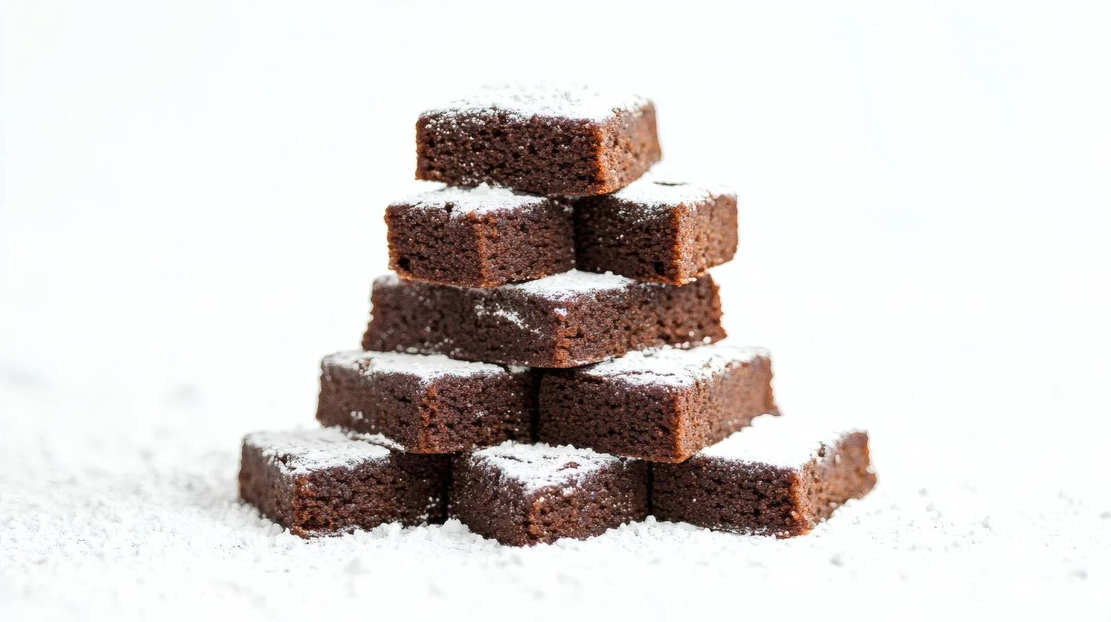 Festive Brownies Christmas Tree on White Background — free download from Dotvec